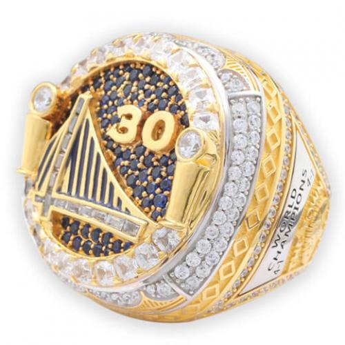 Klay Thompson - 2017 Golden State Warriors Championship Ring with Wooden Box