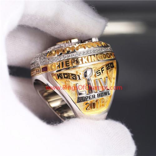 Kansas City Chiefs Super Bowl LIV Champions Ring Ornament