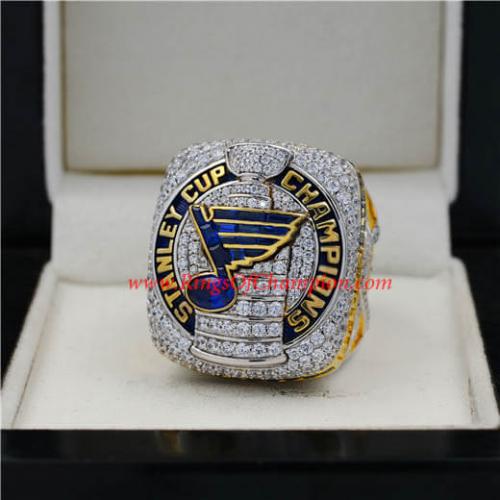 St. Louis Blues' Stanley Cup Rings Sparkle With 282 Diamonds, 51