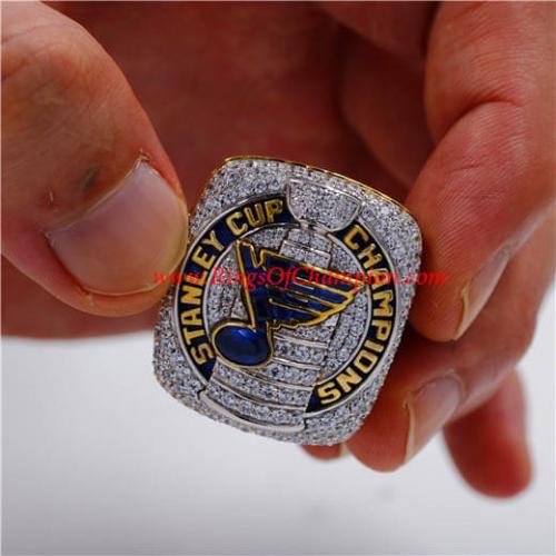 St. Louis Blues Custom Stanley Cup Champions NHL Hockey Ring