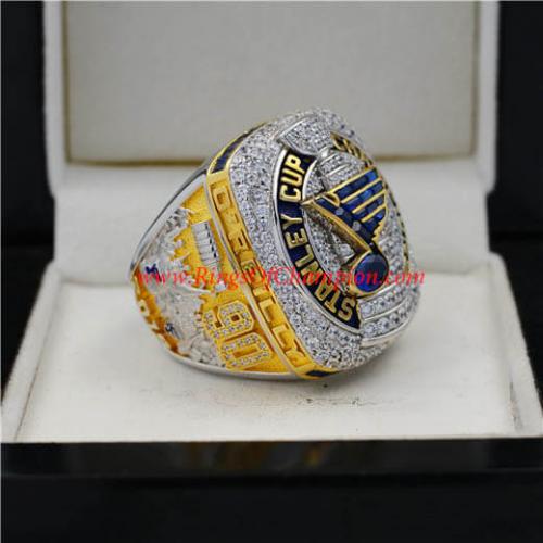IN STOCK ) 2019 St. Louis Blues Authentic Stanley Cup Ring