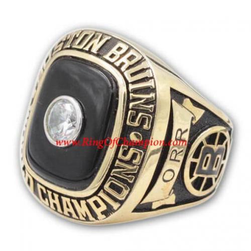 Bruins 1970 Stanley Cup Champs Ring Top Puck